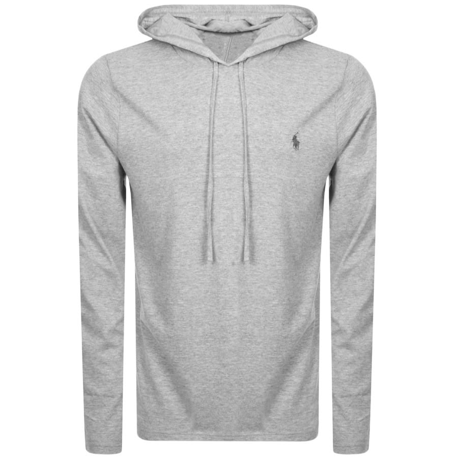 Alternative Image for ProductRalph Lauren Long Sleeved Hooded T Shirt Grey1